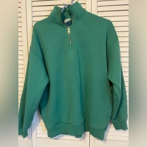 Aritzia TNA Cozy Fleece Mega 1/4 Zip